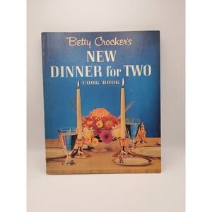 Vintage 1964 Betty Crocker's New Dinner for Two Cook Book - First Edition